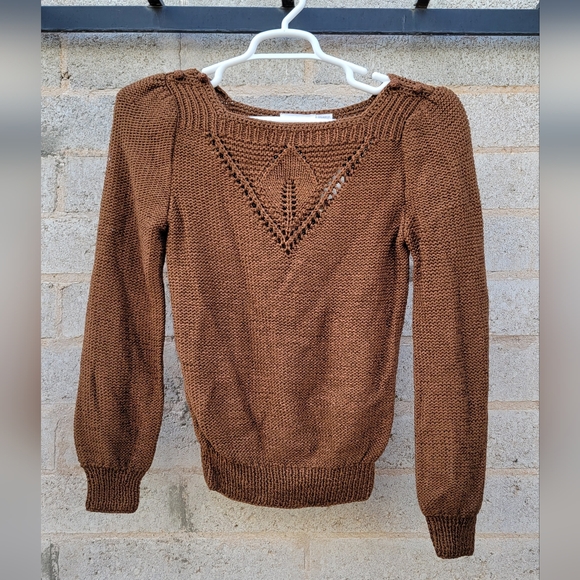 Weathervane Sweaters - WEATHERVANE handknit 80's sweater